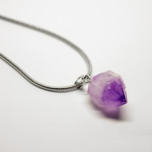 Raw Amethyst Necklace Amethyst Choker Chokers for women Amethyst  Necklace Crystal Choker Beaded Choker Amethyst  Jewelry Necklace