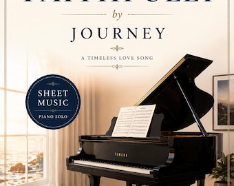 Piano Music Sheets - Faithfully - Journey - Physical Paper Sheet Music