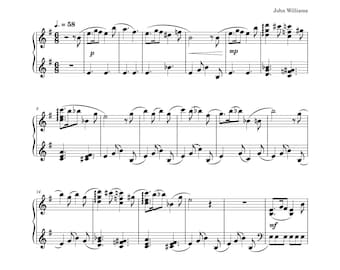 Piano Music Sheets - Hedwig's Theme - Harry Potter - John Williams - Digital Music Sheets