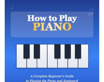 E-boek: piano spelen complete beginnersgids e-boek pdf | Thuis piano leren | Pianolessen voor volwassenen en kinderen | Digitale download