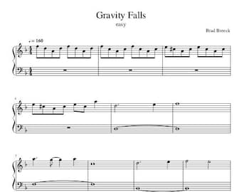 Gravity falls piano online