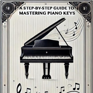 E-boek: een stapsgewijze handleiding voor het beheersen van pianotoetsen - 95 pagina's - digitale download voor beginners