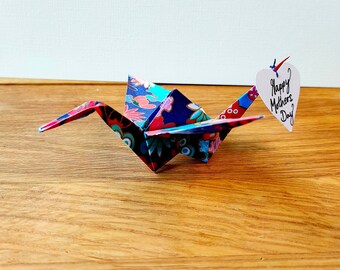 Origami Crane card | birthday card | Japanese 1st anniversary gift