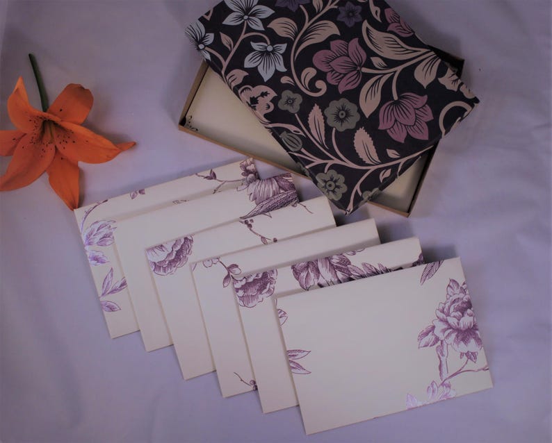 Boxed Stationery gift set Letter writing Stationery set Etsy