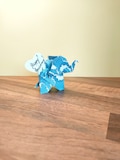 Handmade Origami Elephant Card | 1st Anniversary Gift or birthday