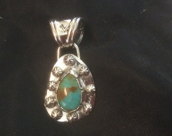 Turquoise Sterling Silver Pendant