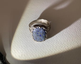Denim Lapis ring