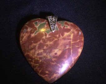 Arizona Jasper Heart Pendant