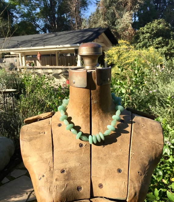 Amazonite Necklace / Amazonstone / Tumbled Polishe