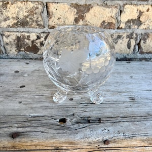 オールドIrena クリスタルガラス ハンドメイド Irena Crystal Vase - Etsy