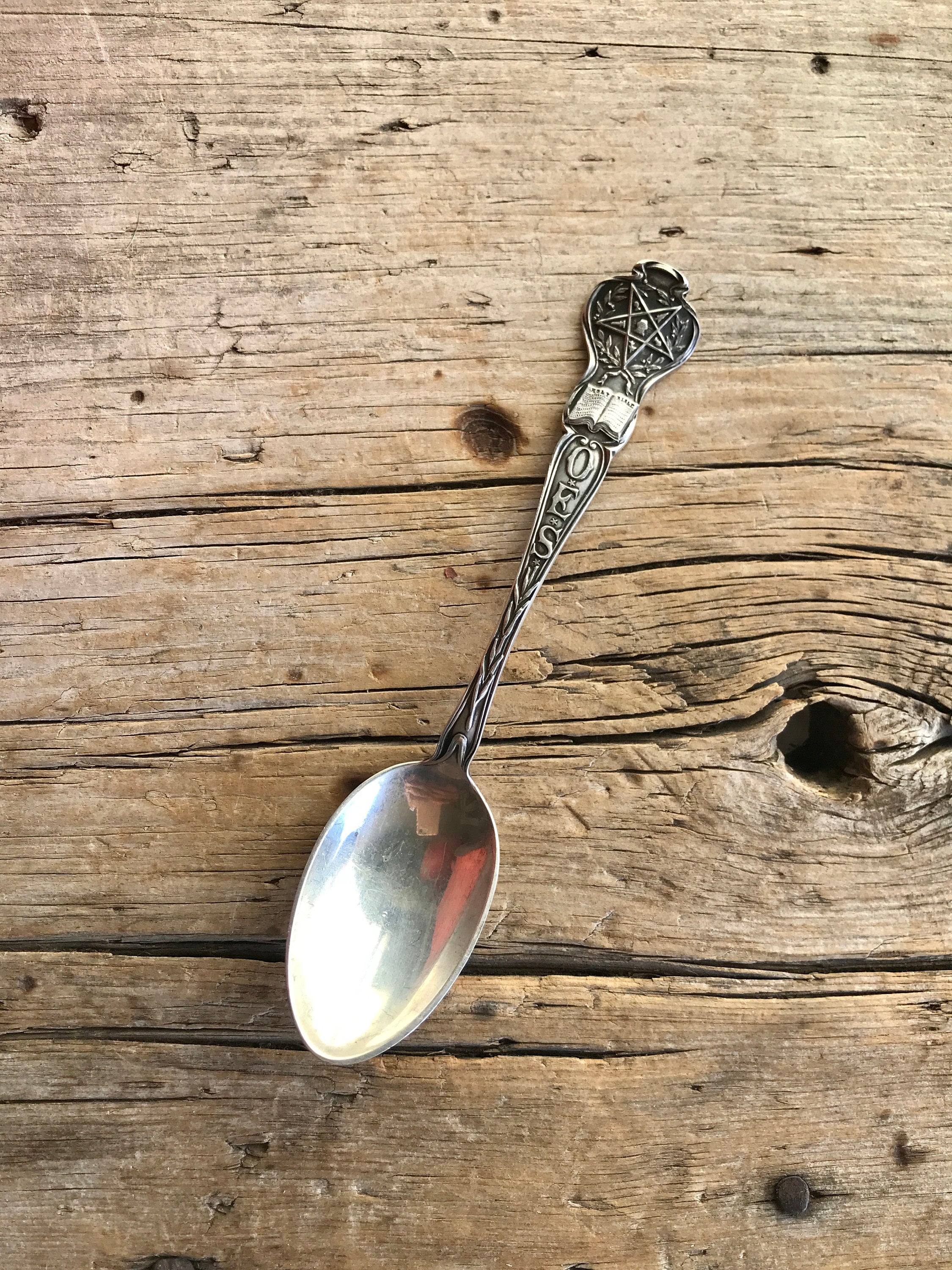 Sterling Silver / Order of the Eastern Star / OES Spoon / Holy