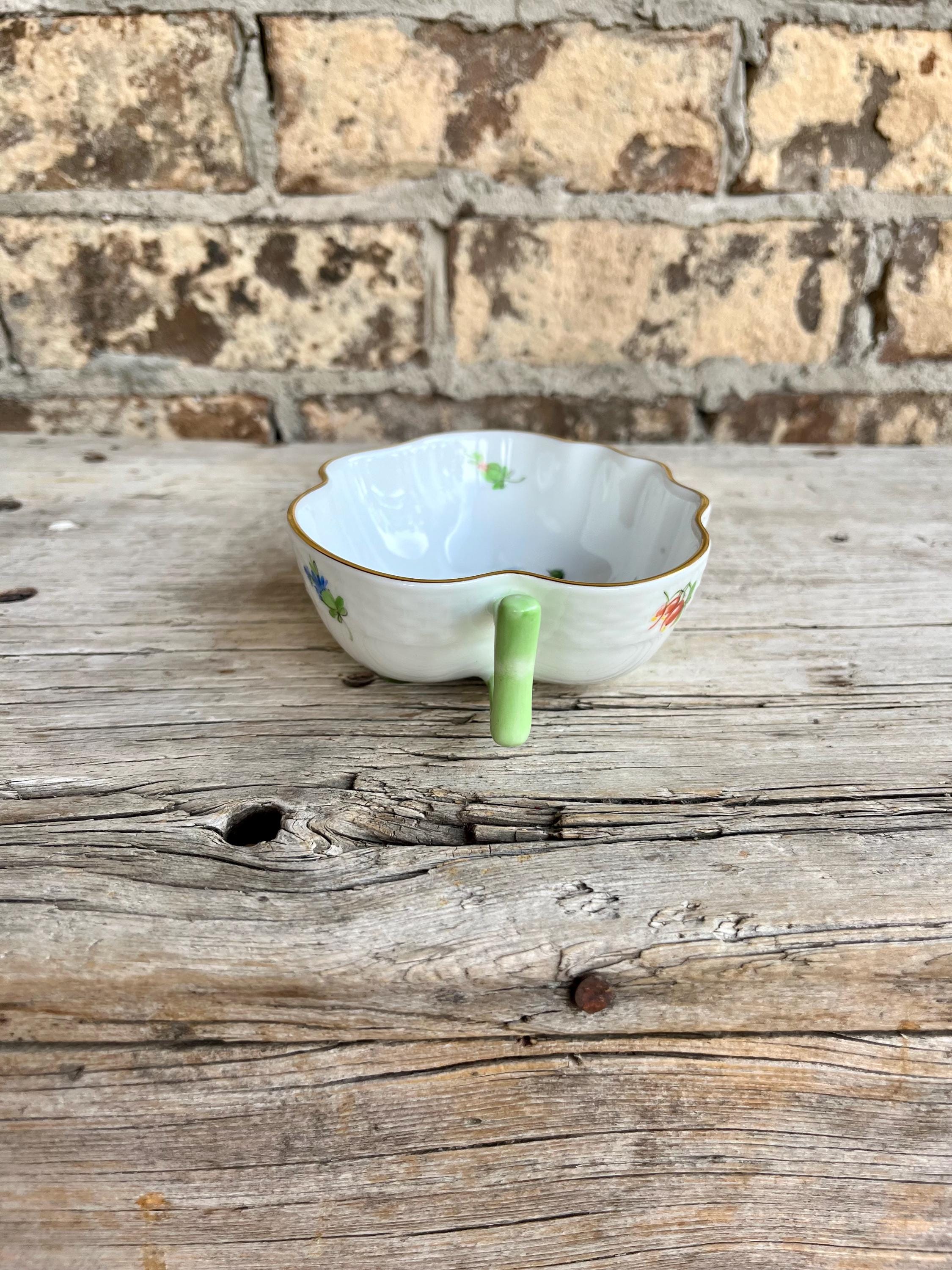 Herend Porcelain / Thousand Flowers / Green Handle / Hand Painted