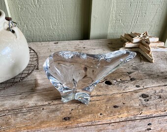 Målerås Crystal / Lead Crystal / Polar Bear / Clear Figurine /  Large Figurine / Made in Sweden / Collectible Crystal / Art Glass