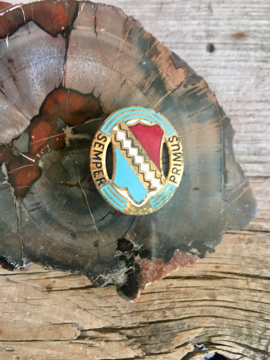 Semper Primus Pin / Distinctive Unit Insignia / US Army / 1st Infantry