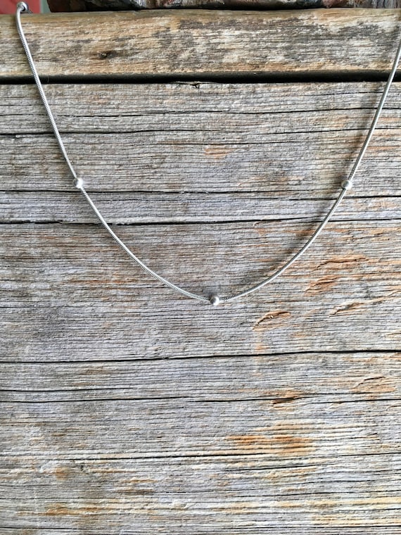 Sterling Silver Necklace Bracelet Jewelry Set Open Heart Link Chain Demi Parure 12mm Choker 15 Italy Patina Vintage