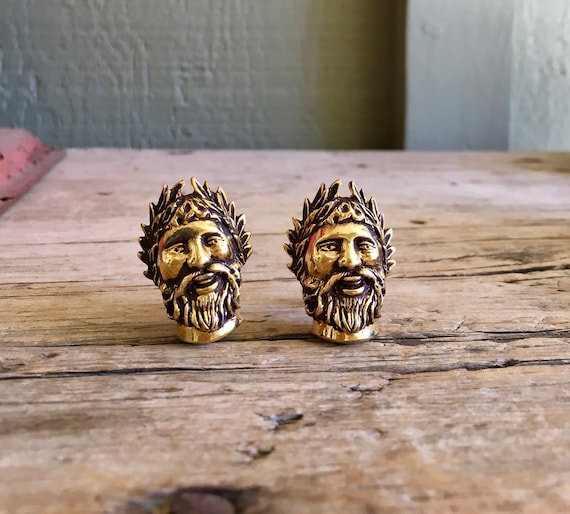 Dolan Bullock Cuff Links / Sterling Silver / Gold… - image 1