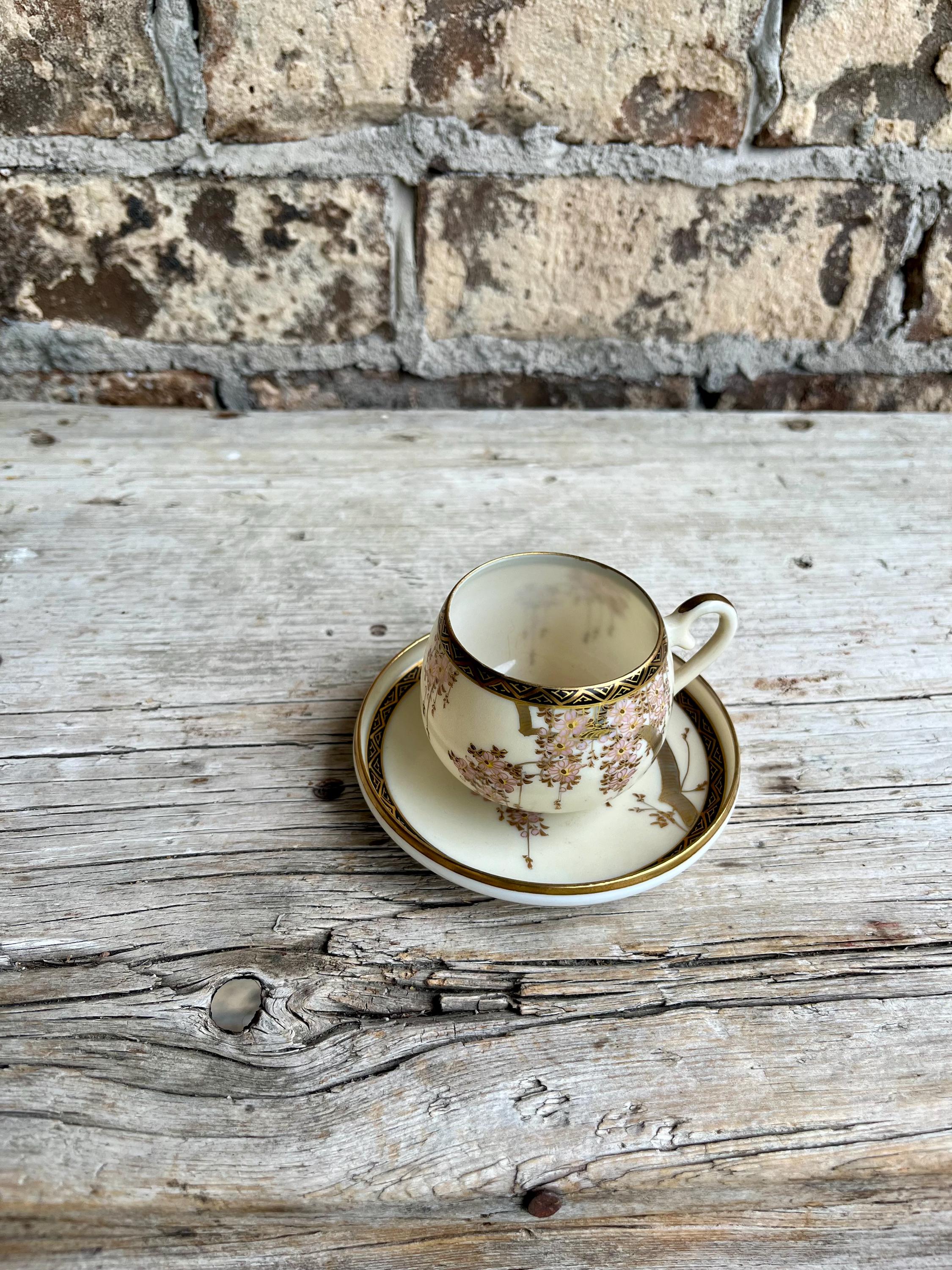 William Rae / Tor Road / Kobe Japan / Demitasse Set / Teacup and
