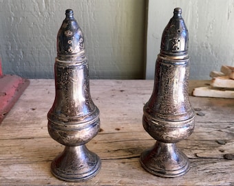 Gorham Vintage Three Sterling Silver Weighted Candleholders #667