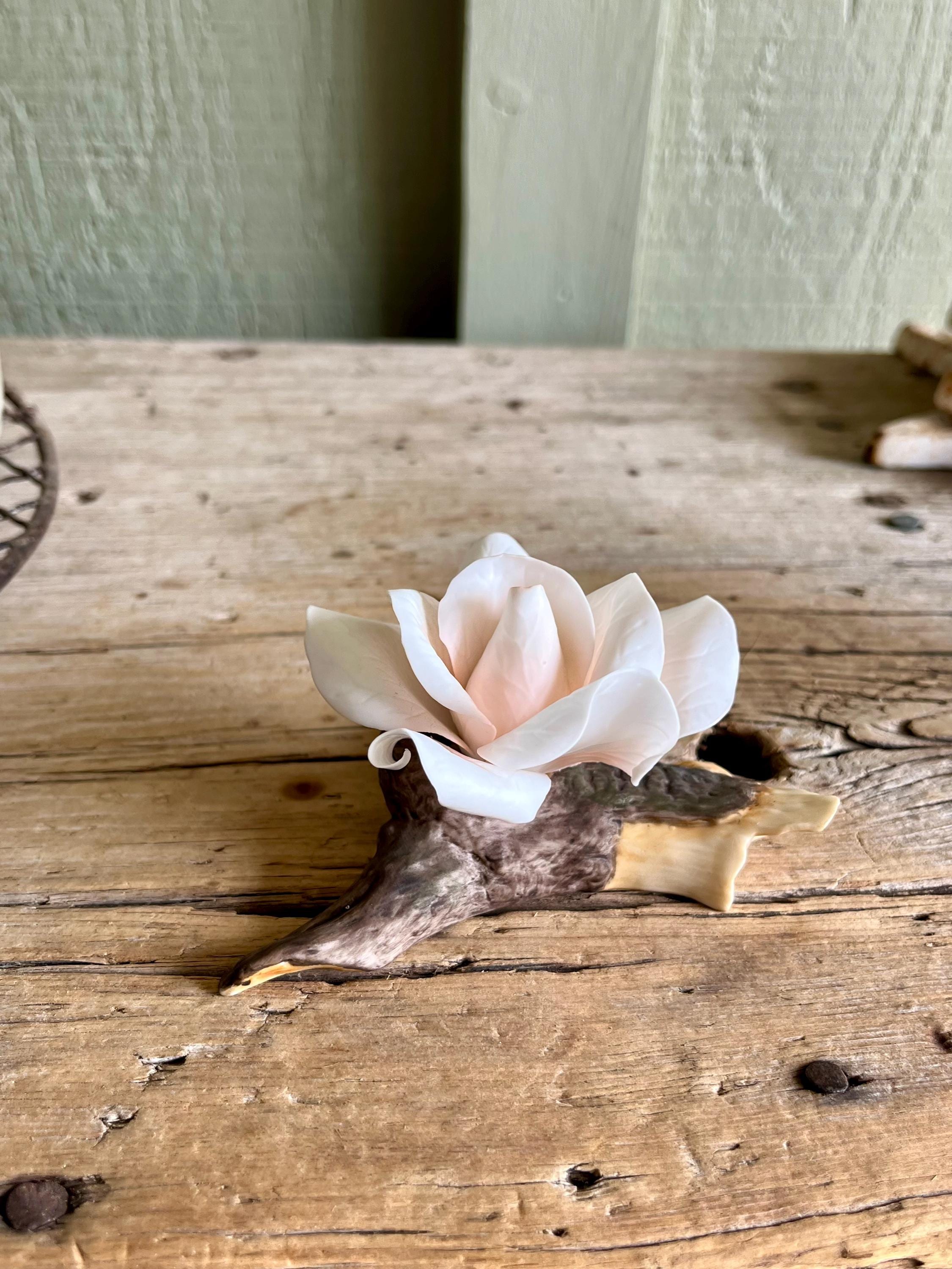 Boehm Rose Figurine - Etsy