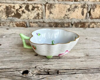 Herend Porcelain / Thousand Flowers / Green Handle / Hand Painted