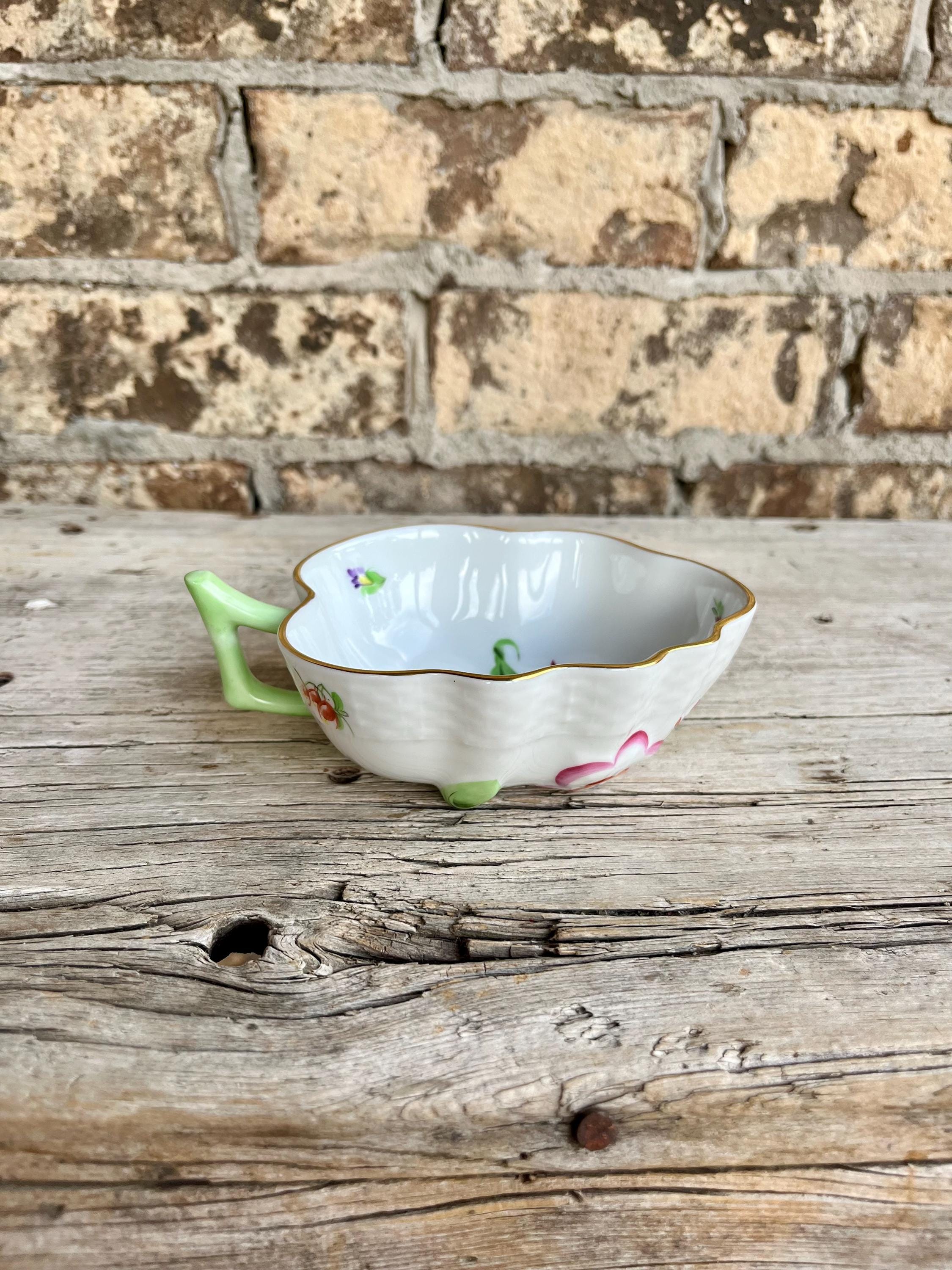 Herend Porcelain / Thousand Flowers / Green Handle / Hand Painted