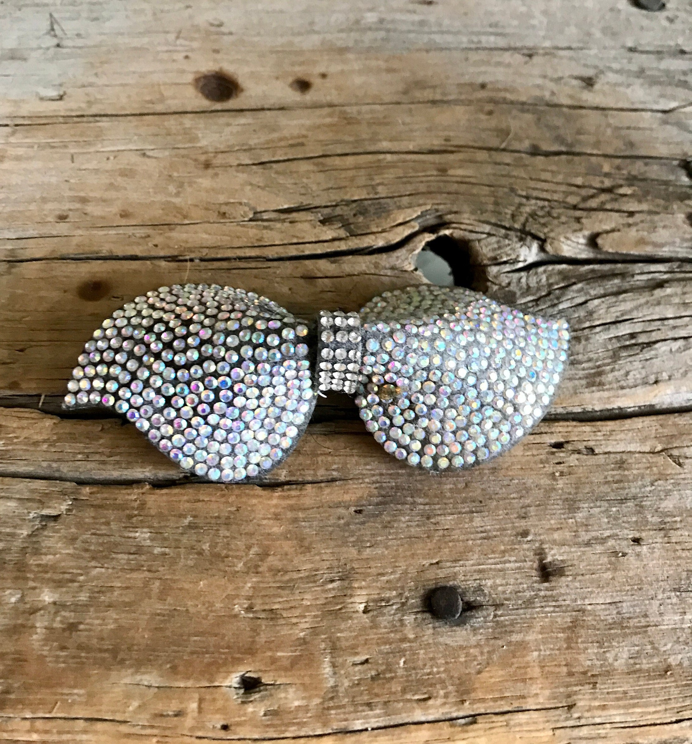 Aurora Borealis Silver Fairy Hair Jewelry Clip Aurora Borealis Stone Hair Clip - Etsy main image 2