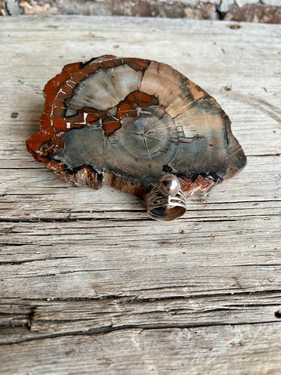 Sterling Silver Ball Ring: Split Shank, 4-Band De… - image 6