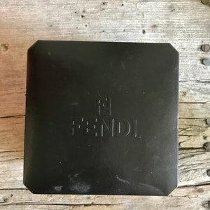 Fendi Orologi / Watch Box / Empty Box / Presentation / Black Box / Gold Lettering /