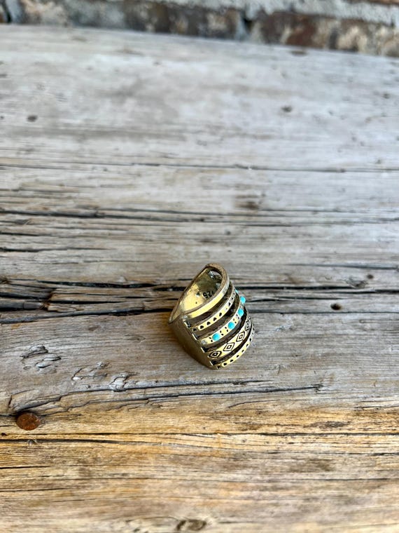 Sterling Silver / Statement Ring / Multiple Bands… - image 2