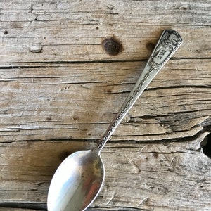 Sterling Silver / Souvenir Spoon / San Juan Capistrano / California Mission / 4.40 Inches