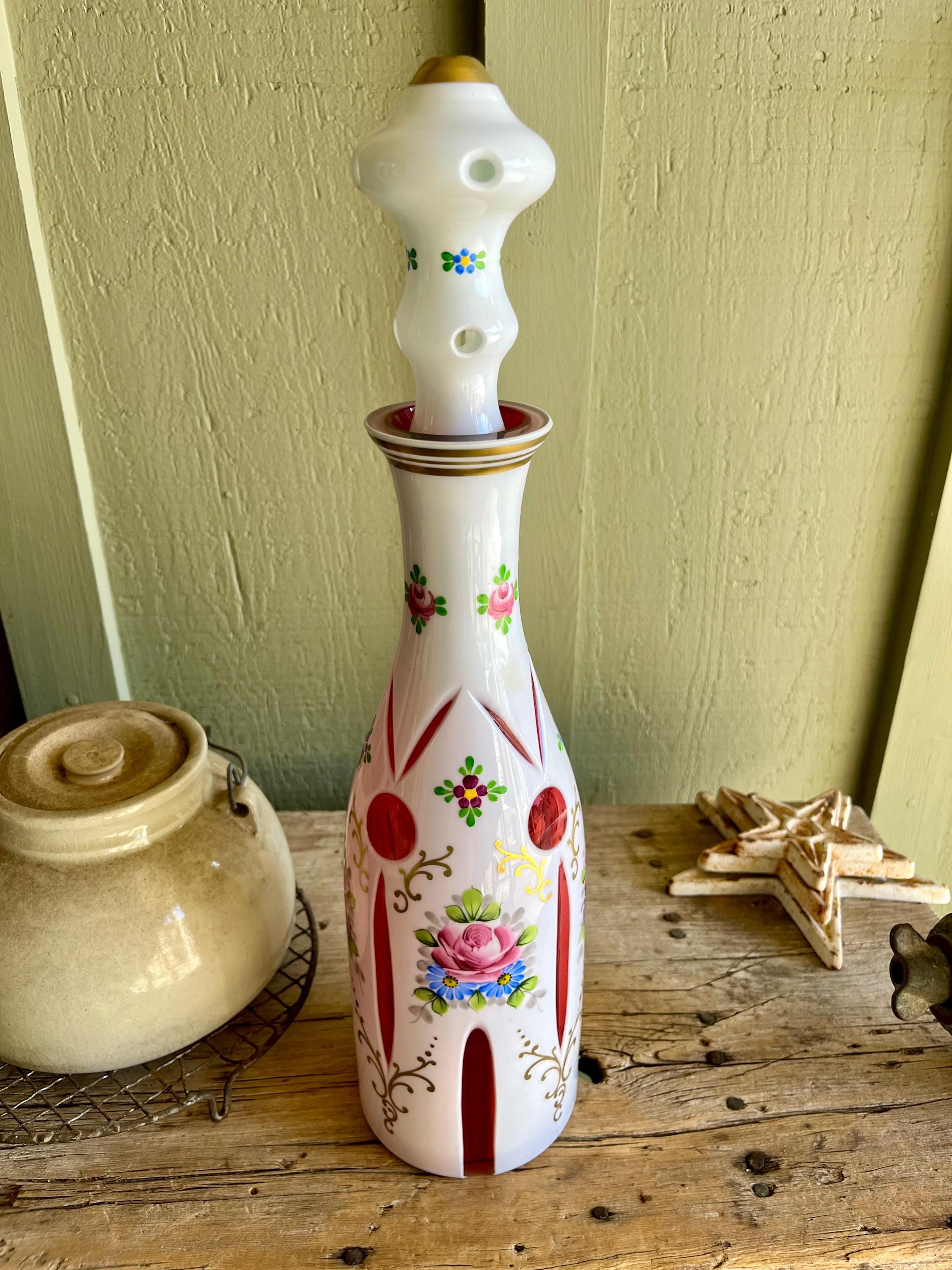 Pink Moser Glass - Etsy