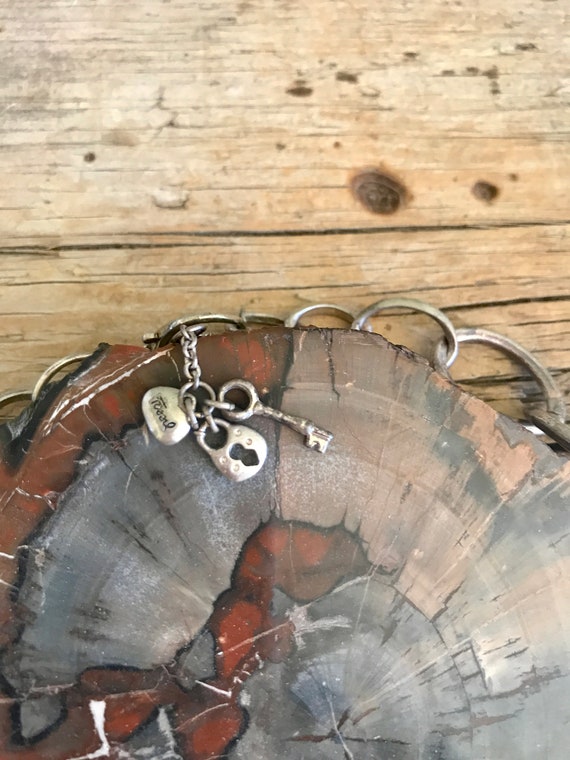 Fossil key necklace deals