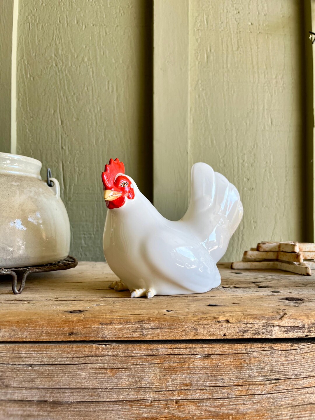 Noritake / Rooster Figurine / Bone China / Nippon Toki Kaisha