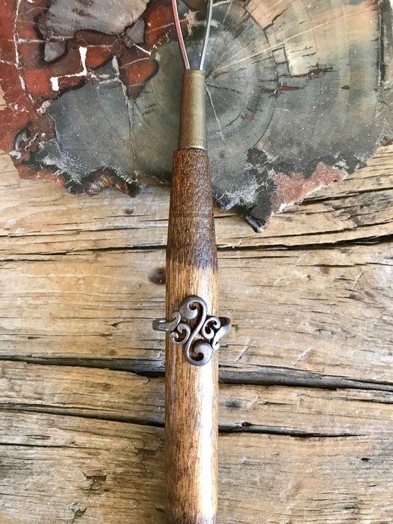 Sterling Silver / Ring / Scrolls / Adjustable / O… - image 5