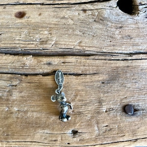Sterling Silver / Walt Disney Productions / Mickey Mouse Pendant / Disneyland