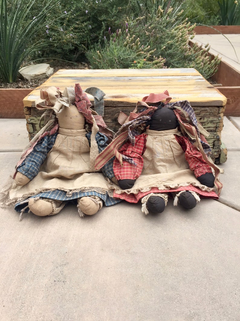 vintage black rag dolls
