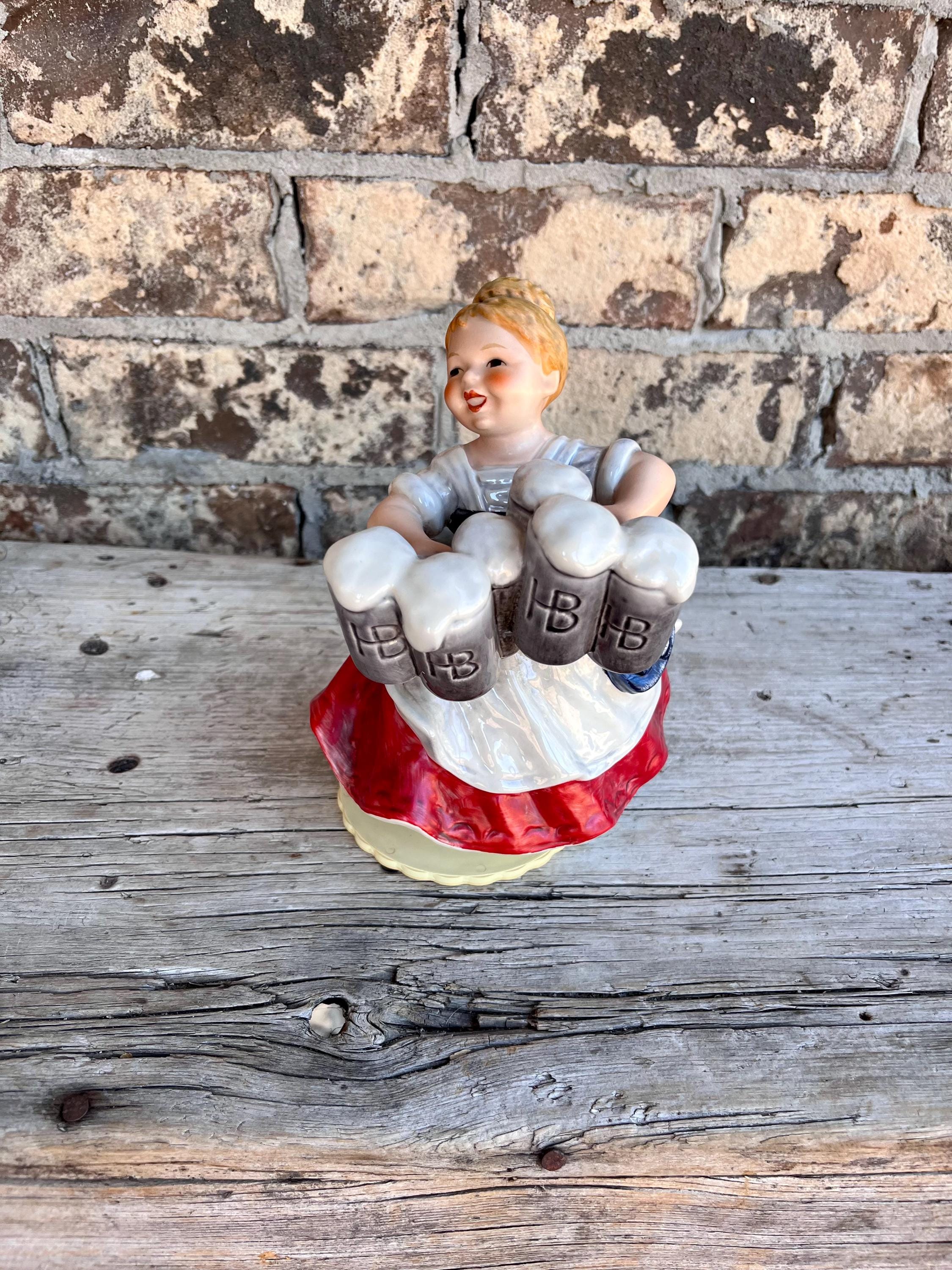 Goebel Figurine / Octoberfest Barmaid / Music Box Figurine