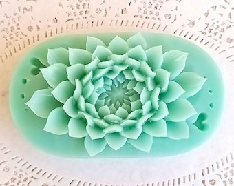 Turquoise hand carved lotus soap, glycerin decorative flower soap, Thai floral bar soap exotic scented carved soap, Christmas housewarm gift