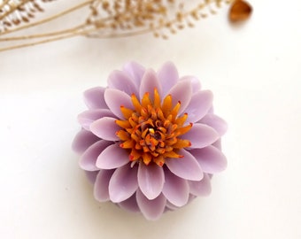 Purple lotus candle, carving flower candle, big candle lotus, flower shaped candle, yoga lotus candle, new home decor gift, ambiance gift