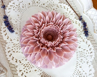 Purple Chrysanthemum flower, Soap carving, soap carved flower, chrysanthemum soap, decorative soap, Mother's day gift, flower shaped soap