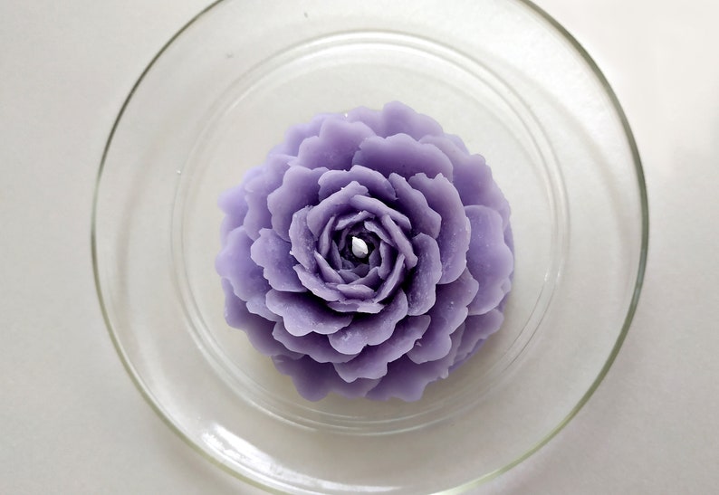 2 Rose Carving Candles Rose Shaped Candles Set Rose Candles Etsy UK