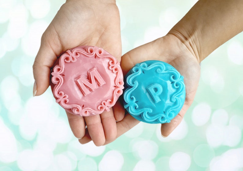 Letter Carving soap custom initial engraved soap letter sign Etsy