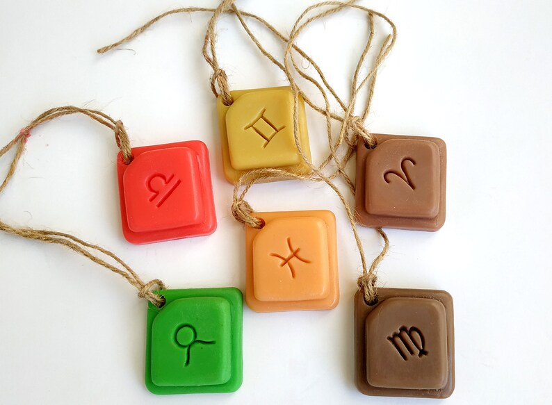 Set zodiac bar soaps zodiac carved soap engraved soaps all Etsy