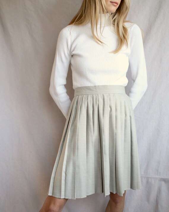 High-waisted Tennis Skirt in Grey