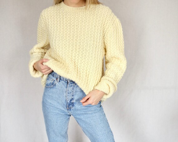 Hand-knit Chunky Crew