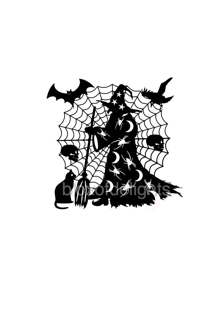 Download halloween witch svg for instant digital download | Etsy