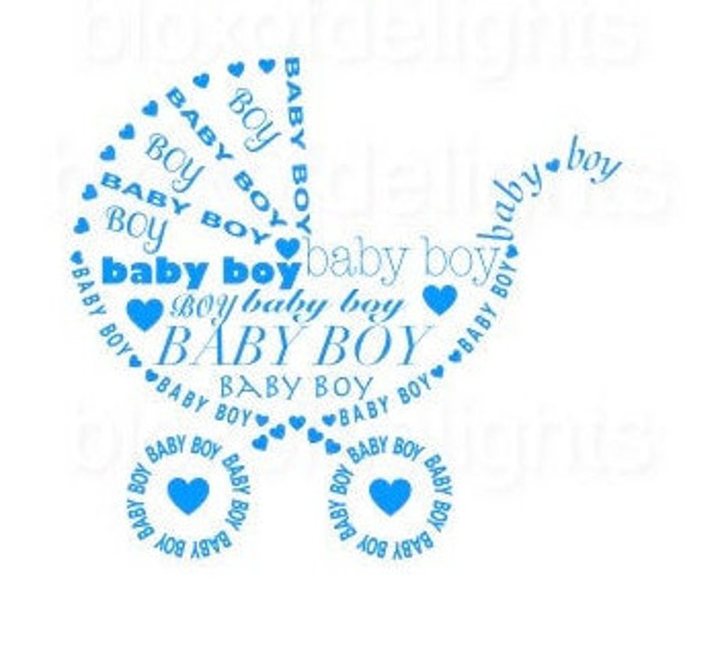 Download Baby Boy And Baby Girl Word Art Svg For Instant Digital Download Clip Art Art Collectibles Lifepharmafze Com