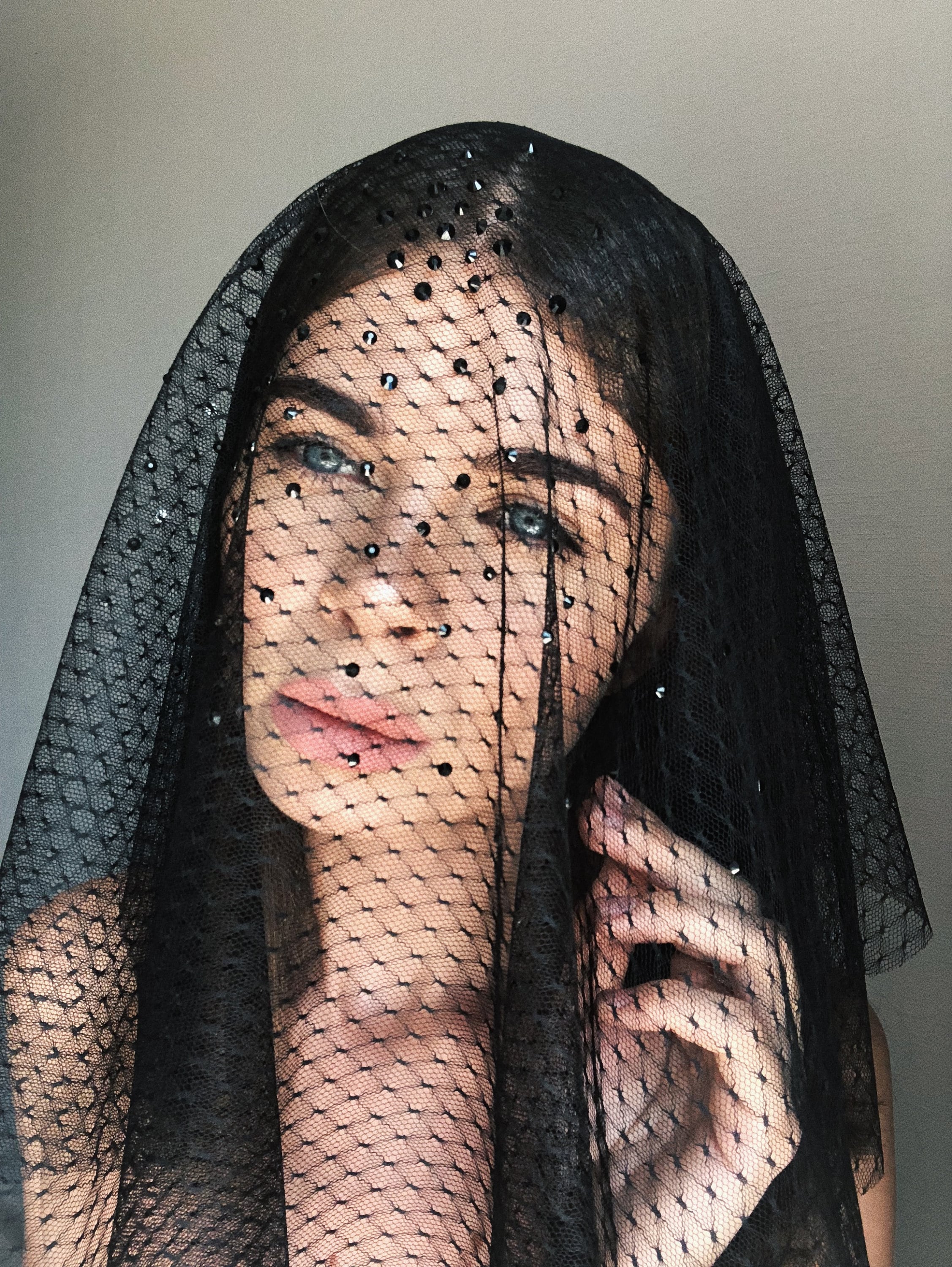 Gothic Bridal Veil Black Veil Funeral Veil Funeral Etsy