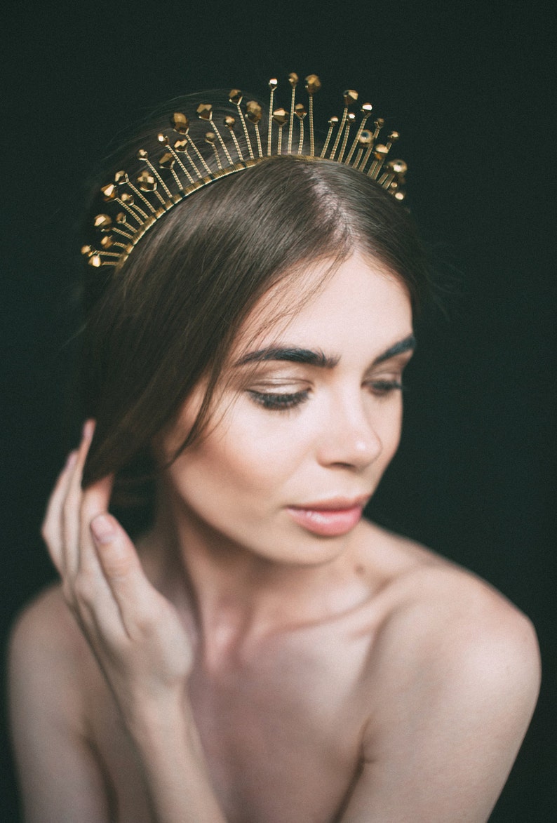 Cristal Corona Rosa Tiara Xv Años Boda Fiesta Quinceañera | Meses Sin