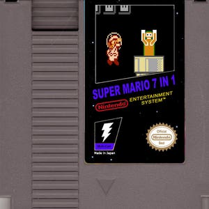 Super Mario 7 in 1 Nes Nintendo Multi Cart Reproduction Awesome hacks